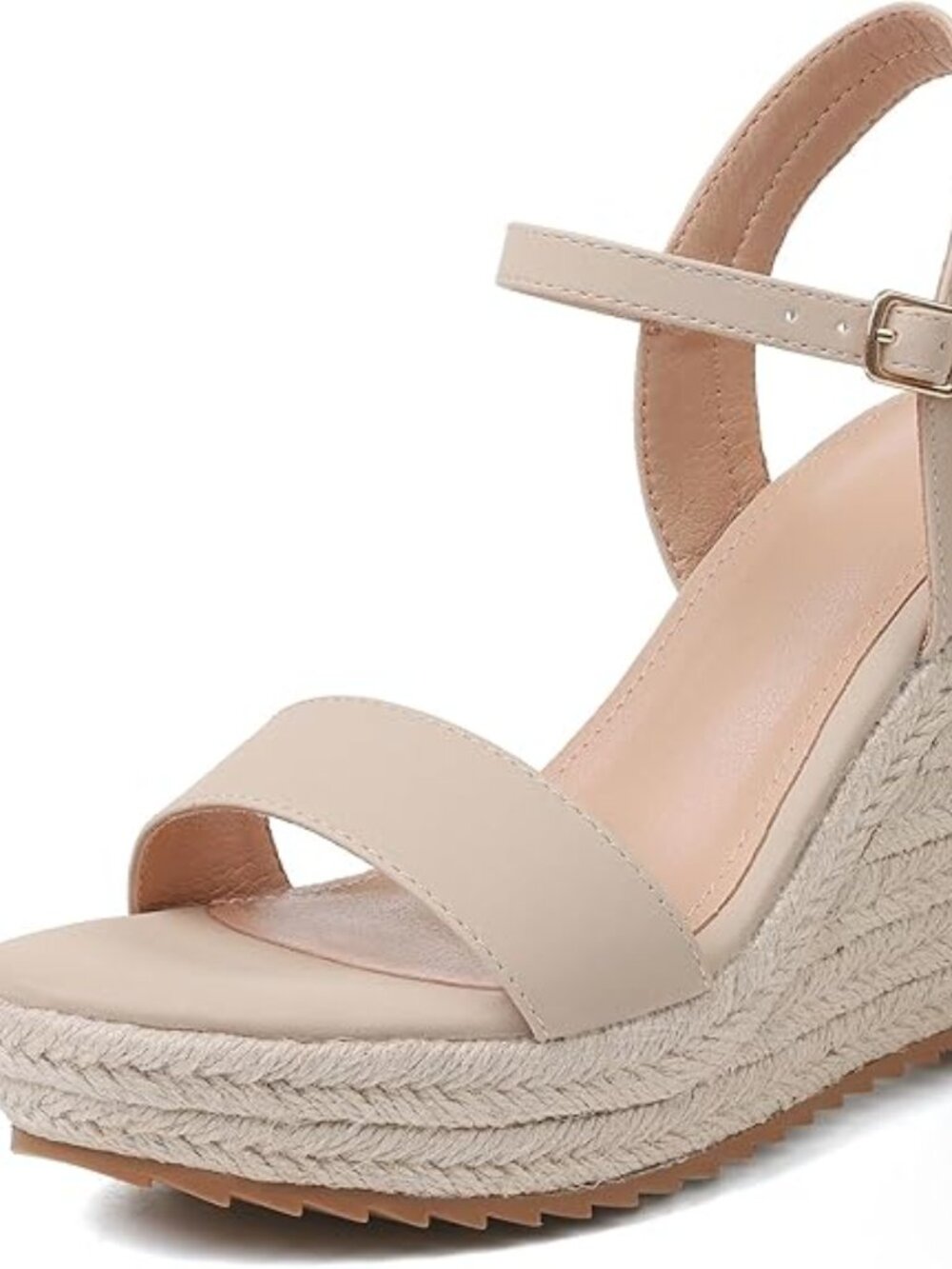 Women's Espadrille Wedge Sandals: Ankle Strap Platform Open Toe Wedges - Stylish